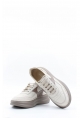 Ogroman İçi Dışı Hakiki Deri Bej Kadın Spor Sneaker Ayakkabı AH084092613156 