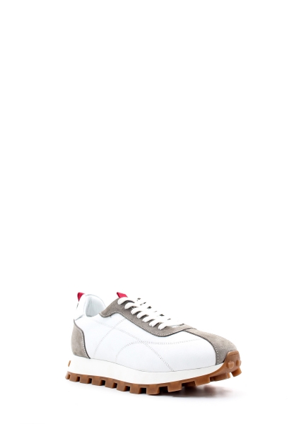 Ogroman İçi Dışı Hakiki Deri Beyaz Erkek Spor Sneaker Ayakkabı AH087231313653