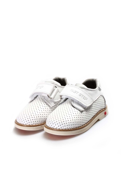 Ogroman İçi Dışı Hakiki Deri Beyaz Unisex Çocuk Casual Ayakkabı AH0700616123