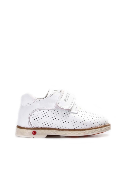 Ogroman İçi Dışı Hakiki Deri Beyaz Unisex Çocuk Casual Ayakkabı AH0700616123