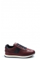 Ogroman İçi Dışı Hakiki Deri Bordo Erkek Bağcıklı Sneaker Spor Ayakkabı  AH077231318119