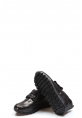 Ogroman İçi Dışı Hakiki Deri Çelik Simli Kız Çocuk Sneaker Ayakkabı AH078376103