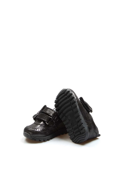 Ogroman İçi Dışı Hakiki Deri Çelik Simli Kız Çocuk Spor Sneaker Ayakkabı AH078379103