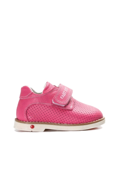 Ogroman İçi Dışı Hakiki Deri Fuşya Nubuk Unisex Çocuk Casual Ayakkabı AH070062123