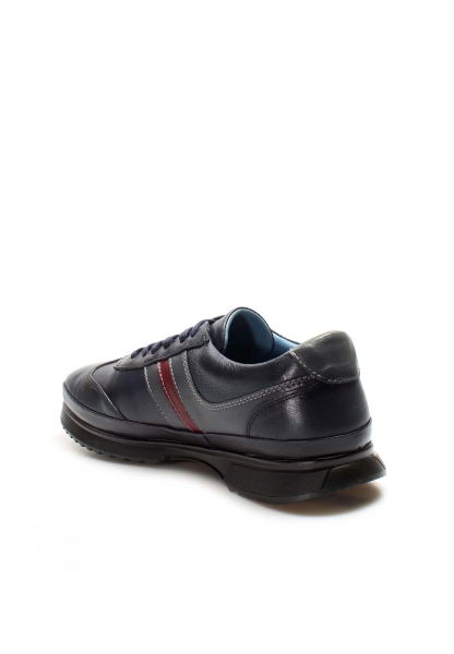 Ogroman İçi Dışı Hakiki Deri Lacivert Erkek Sneaker Spor Ayakkabı AH079511316520