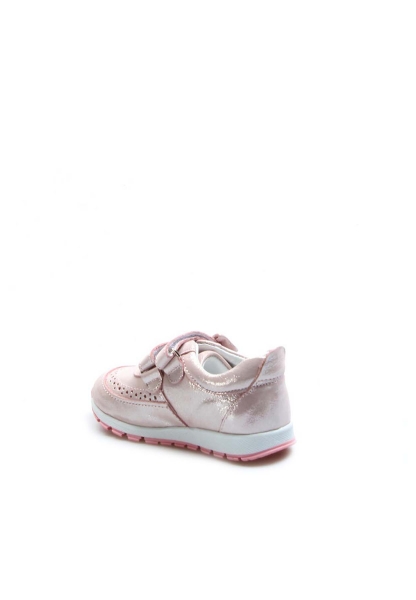Ogroman İçi Dışı Hakiki Deri Pudra Simli Kız Çocuk Spor Sneaker Ayakkabı AH078372103