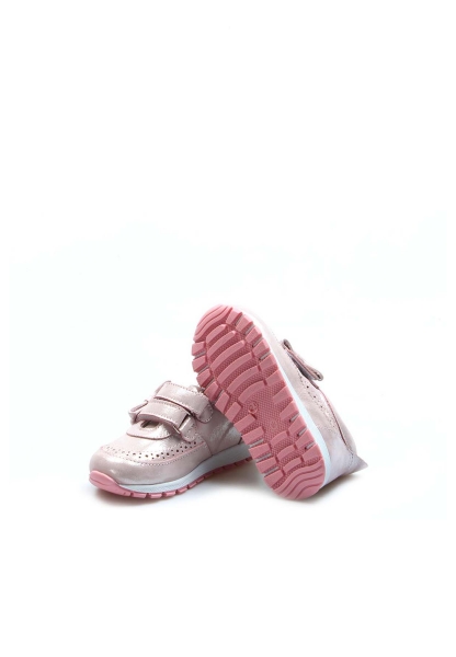 Ogroman İçi Dışı Hakiki Deri Pudra Simli Kız Çocuk Spor Sneaker Ayakkabı AH078372103