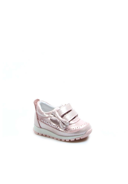 Ogroman İçi Dışı Hakiki Deri Pudra Simli Kız Çocuk Spor Sneaker Ayakkabı AH078379103