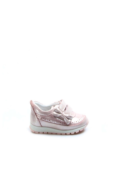 Ogroman İçi Dışı Hakiki Deri Pudra Simli Kız Çocuk Spor Sneaker Ayakkabı AH078379103