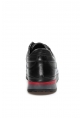 Ogroman İçi Dışı Hakiki Deri Siyah Erkek Sneaker Spor Ayakkabı AH078551311312