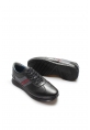 Ogroman İçi Dışı Hakiki Deri Siyah Erkek Sneaker Spor Ayakkabı AH079511316520