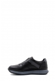 Ogroman İçi Dışı Hakiki Deri Siyah Erkek Spor Sneaker Ayakkabı AH08722131976