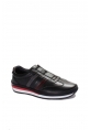 Ogroman İçi Dışı Hakiki Deri Siyah Erkek Spor Sneaker Ayakkabı AH088561311893