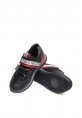 Ogroman İçi Dışı Hakiki Deri Siyah Gümüş Unisex Çocuk Casual Ayakkabı AH070062411020