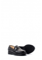 Ogroman  İçi Dışı Hakiki Deri Siyah Unisex Çocuk Casual Ayakkabı AH074462431560