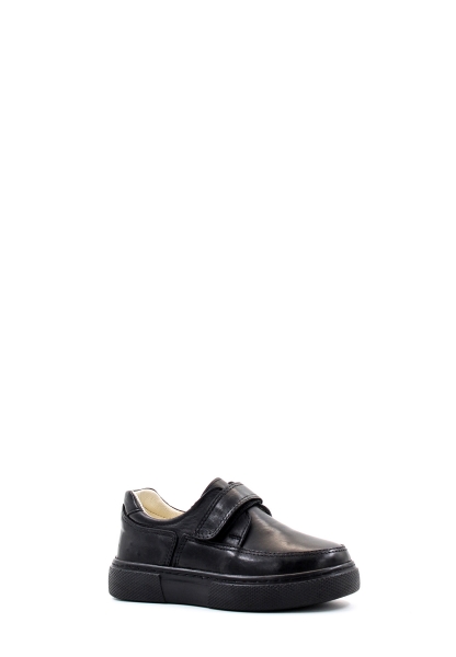 Ogroman İçi Dışı Hakiki Deri Siyah Unisex Çocuk Casual Ayakkabı AH07770161817