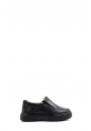 Ogroman İçi Dışı Hakiki Deri Siyah Unisex Çocuk Casual Ayakkabı AH0777061811-66