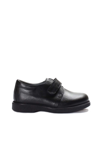 Ogroman İçi Dışı Hakiki Deri Siyah Unisex Çocuk Casual Rahat Ayakkabı AH07006241913