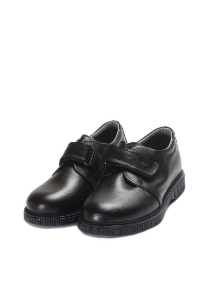 Ogroman İçi Dışı Hakiki Deri Siyah Unisex Çocuk Casual Rahat Ayakkabı AH07006241913