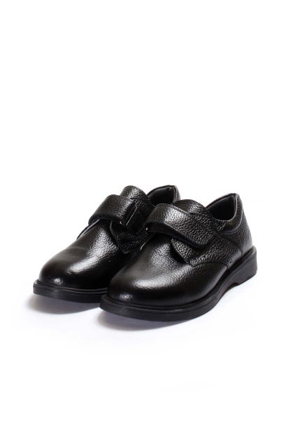 Ogroman İçi Dışı Hakiki Deri Siyah Unisex Çocuk Casual Rahat Ayakkabı AH078372431888