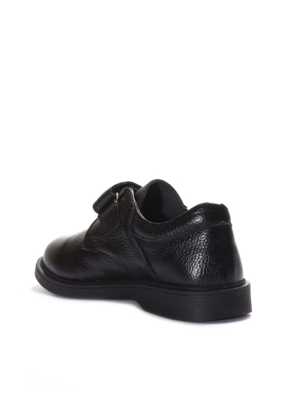 Ogroman İçi Dışı Hakiki Deri Siyah Unisex Çocuk Casual Rahat Ayakkabı AH078372431888