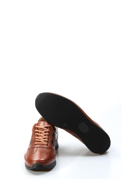  Ogroman İçi Dışı Hakiki Deri Taba Laci Erkek Sneaker Spor Ayakkabı AH078561311798