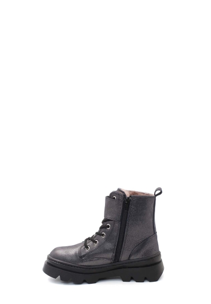 Ogroman İçi Kürklü Dışı Hakiki Deri Çelik Unisex Çocuk Klasik Bot AH08157112411879