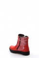 Ogroman İçi Kürklü Dışı Hakiki Deri Unisex Kırmızı Simli Çift Fermuar Çocuk Bot AH0776911241125
