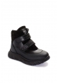 Ogroman İçi Kürklü Hakiki Deri Unisex Siyah Cırtcırtlı Çocuk Spor Bot AH07574192431928