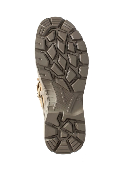 Ogroman Hakiki Nubuk Deri Bej Kaucuk Taban Outdoor Spor Asker Motorcu Bot OG25117191311800