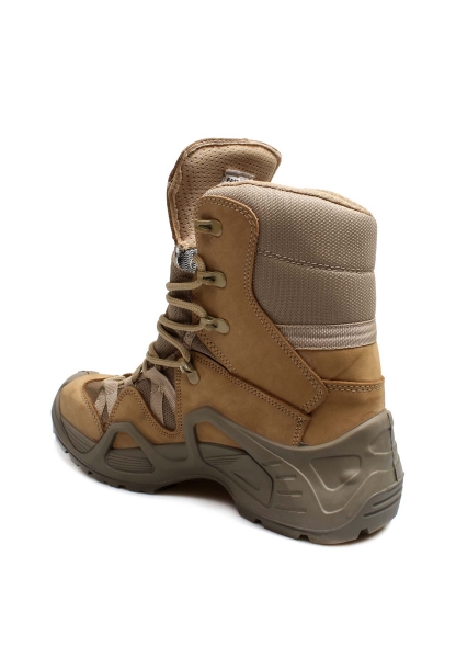 Ogroman Hakiki Nubuk Deri Bej Kaucuk Taban Outdoor Spor Asker Motorcu Bot OG25117191311800