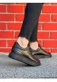 Ogroman Bağcıklı Kömür Yüksek Taban Günlük Sneaker Tarz Erkek Ayakkabı OGR-AYKB603 