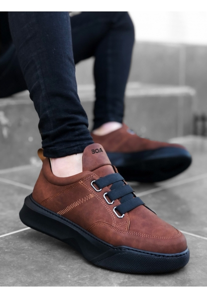 OGR0160 Bantlı Erkek Yüksek Taban Taba Spor Ayakkabı