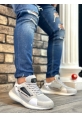 OGR0313 Balon Taban Rahat Casual Gri Erkek Ayakkabısı