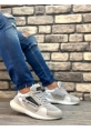 OGR0313 Balon Taban Rahat Casual Gri Erkek Ayakkabısı