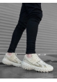 OGR0592 Tarz Sneakers Ithal Krem Fileli Rahat Taban Spor Ayakkabısı