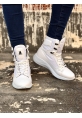 OGR0600 Bağcıklı Beyaz Boksör Unisex Spor Postal Bot