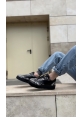 OGR0802 OGR Gotik Desenli Siyah Yüksek Taban Erkek Günlük Ayakkabı