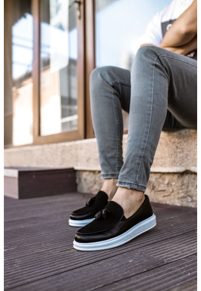 OGR002 CBT Loafer Pelle Erkek Ayakkabı SIYAH