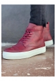 OGR029 CBT Vulcanized Lace Up Erkek Bot BORDO