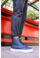 OGR029 CBT Vulcanized Lace Up Erkek Bot LACIVERT