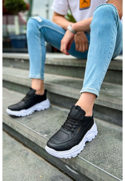 OGR089 CBT Low Top Lace Up Erkek Ayakkabı SIYAH