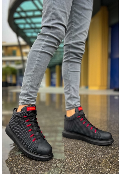 OGR111 GST Milano Erkek Bot SIYAH/KIRMIZI