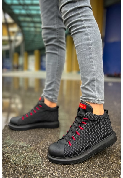 OGR111 GST Milano Erkek Bot SIYAH/KIRMIZI