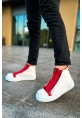 OGR167 GBT Blazer Erkek Bot BEYAZ / KIRMIZI