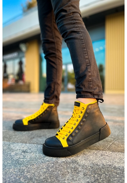 OGR167 GST Blazer Erkek Bot SIYAH - SARI