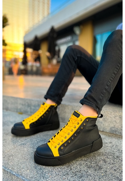 OGR167 GST Blazer Erkek Bot SIYAH - SARI