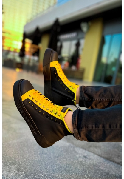 OGR167 GST Blazer Erkek Bot SIYAH - SARI