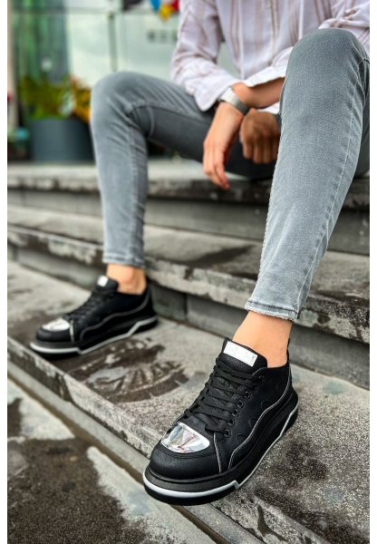 OGR183 CST Jet Setter Mirror  Erkek Ayakkabı SIYAH/GUMUS