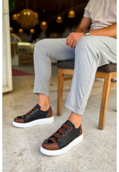 OGR251 GBT Mirror Furry Erkek Ayakkabı SIYAH/TABA